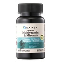 DAIKEN Mini Multivitamine, 60 tabletten, versterkt met Luteïne, Lycopeen & Foliumzuur, tijd vrijgegeven Multivitamine voor vrouwen en mannen, Veganistisch & gemakkelijk doorslikken