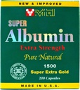 Nieuwe & verbeterde Super Albumin Gold Extra Strenth 1500 mg 200 capsules