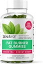 Zenwise Health Fat Burner Gummies - Appetite Suppressant voor gewichtsverlies met Green Tea Extract en Garcinia Cambogia voor Metabolisme + Green Coffee Bean en Raspberry Ketone - 60 Tel Apple Gummies