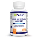 Vloeistof Multivitamine Compleet, met een volledig spectrum van vitaminen en mineralen, Plus 42 Fruiten en plantaardige specialiteit Blend, Easy Absorptie (60 Vegan Liquid Filled Capsules)