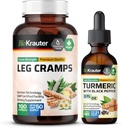 Leg Cramps 100 Capsules en Kurkuma Tinctuur 2 Fl. Oz.