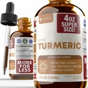 Rejuvica Health Active Turmeric 4oz XL Super Size - Advanced Liquid Supplement Tincture - Curcuma Longa Extract Drops - Turmeric Roots Only - Naturally Occurring Curcumin