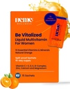 BeMe vloeibare multivitaminen voor vrouwen - Advanced Liquid Delivery System with 13 Vitaminen & 4 Mineralen - Tear & Go Sachets, Non-GMO, Orange Flavor (15 Sachets)