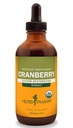 Herb Pharm Certified Biologische Cranberry Liquid Extract voor Urine Tract Ondersteuning - 4 Ounce