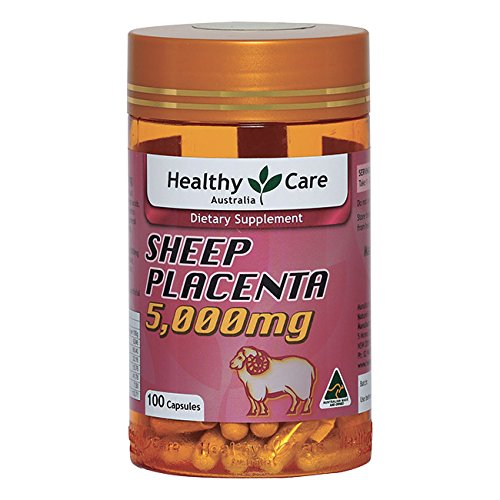 Gezonde Zorg Schapen Placenta 5000mg 100 Capsules Voedingssupplementen Made in Australia