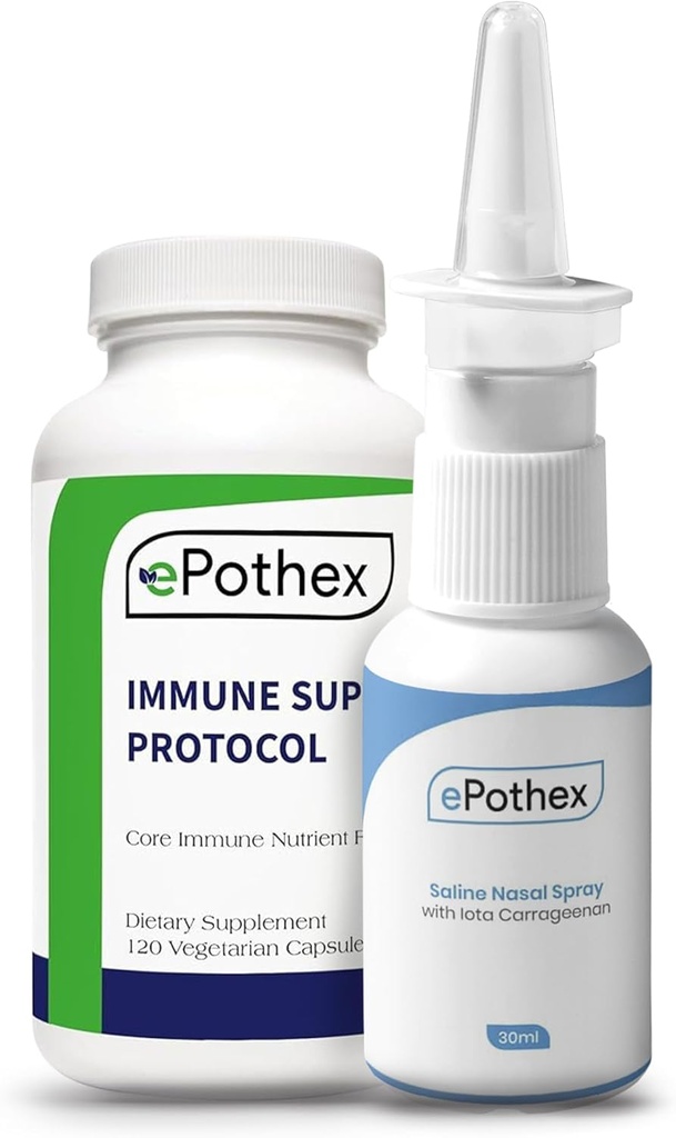 Seizoensgebonden herstel bundel - Immune Support Protocol - Iota Carragenan neusspray