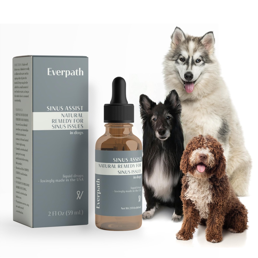 Everpath Sinus Ondersteuning voor Honden - 2 Fluid Ounces/60mls 