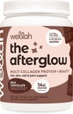 Wellah The Afterglow Multi Collageen Proteïne + Schoonheid (30 porties, chocolade) - Haar, huid, spijker & gezamenlijke ondersteuning - Non-GMO & Glutenvrij