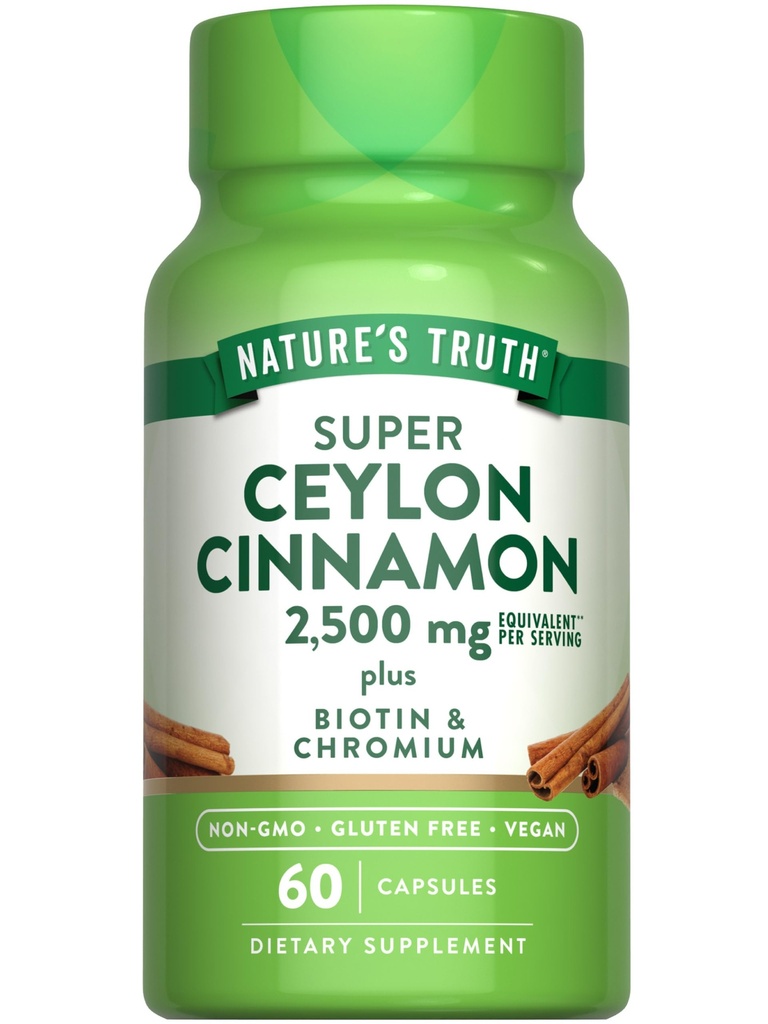 De waarheid van de natuur Ceylon Cinnamon Capsules 