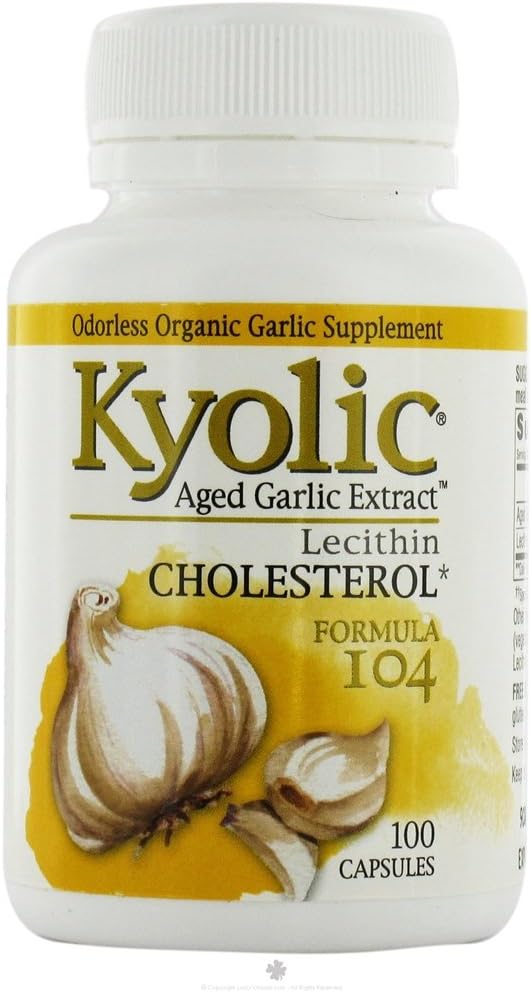 Kyolisch - #104 Knoflookextract met Lecithn - 100 capsules, 2 verpakkingen