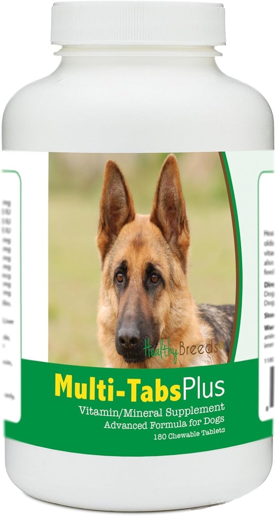 Gezond ras Duitse herder Multi-Tabs Plus Kauwtabletten 180 Tellen