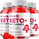 (3 Pack) Keto One Gummies Advanced Loss - ACV Gummies Maximum Strength, Keto One Keto Plus ACV Weight Management Gummies Apple Cider Vinegar, Keto One Gummies Reviews B12 Keto+ACV (180 Gummies)