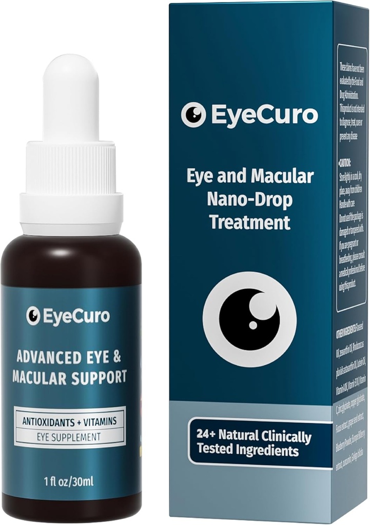 Eye Vitamin & Mineral Supplement, Bevat Luteïne, Vitamine A, Vitamine E, Vitamine C, Zeaxanthine, Astazanthin, Zink & Meer, 30ml