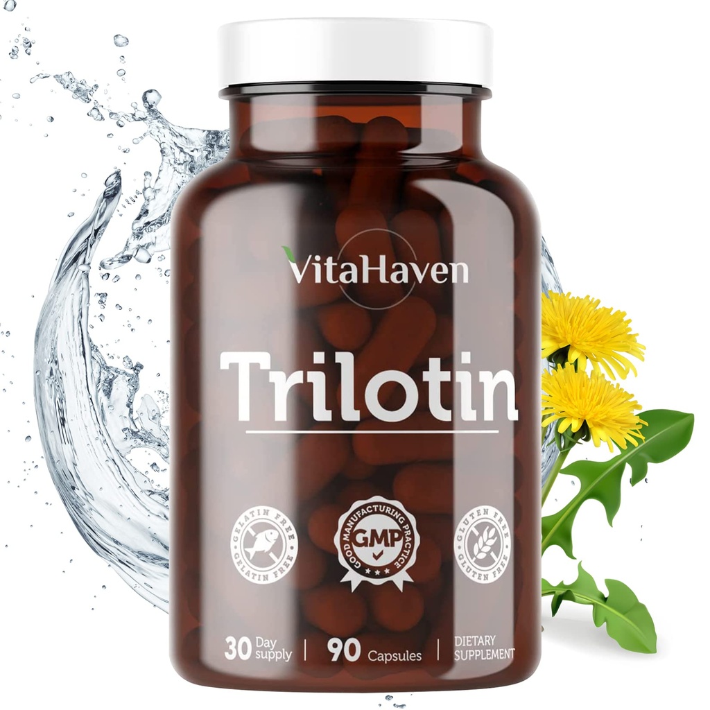 Trilotin: Gezwollen voeten en enkels behandeling voor vrouwen en mannen met Edema van het lagere been - Verminder Zwelling in voeten en enkels uit waterretentie- Inclusief: Dandelion wortel, Peterselie blad & More