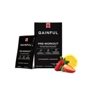 Gewinvolle pre-workout poeder met natuurlijke cafeïne & L Theanine voor energie & focus, L Citrulline & Beta Alanine voor endurance, BCAA's voor spierherstel, Vegan, Aardbei Lemonade, 10 Ct
