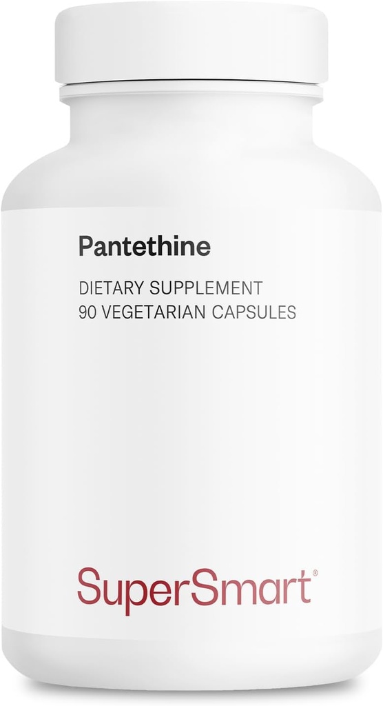 Supersmart - Pantesin Pantetine 600 mg per dag (pantotheenzuur) - Active Vitamin B5 Supplement 