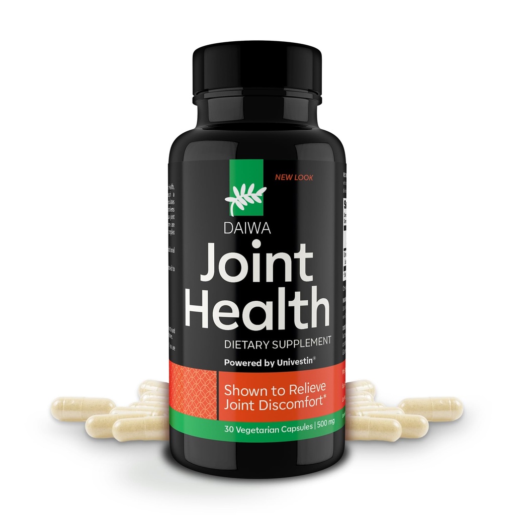 Daiwa Joint Health - Tendon and Ligament Supplements with Chinese Skullcap and Acacia Catechu - Traditional Plant-Based Formula for Active Lifestyles - Non-GMO, 30 Vegetarian Capsules
