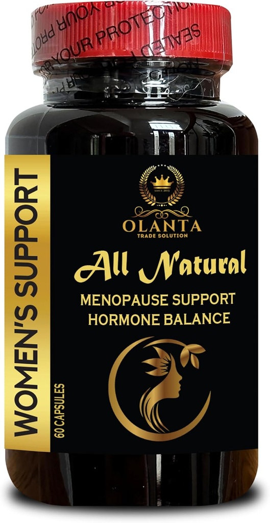 Menopauze ondersteuning voor vrouwen - Menopauze ondersteuning pillen voor Hot Flashes, Hormone-vrije menopauze supplementen voor vrouwen, natuurlijke menopauze pillen - 1 fles 60 capsules