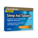 GoodSense slaaphulp Doxylamine Succinaat tabletten, 25 mg, 32-telling, nacht slaaphulp om u te helpen vallen slaap