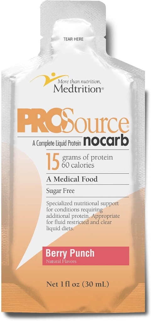 Medtrition ProBron NoCarb Berry Punch Energy Liquid Packets