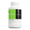 DaVinci Labs Kauwbare C-300 - Vitamine C supplement ter ondersteuning van de immuungezondheid, cholesterol en collagen productie - met vitamine C, pectine en meer - Glutenvrije - Cherry Flavor - 90 Vegetarische tabletten