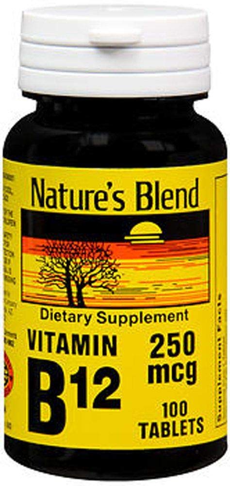 Nature's Blend NAT B Vitamine B12 TB, 100 Tellen