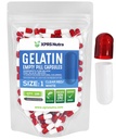 XPRS Nutra Size 1 Empty Capsules - 100 Count Empty Gelatin Capsules - Pill DIY Capsule Filling - Pure Bovine Pill Gel Caps for Do-It-Yourself Supplements (Clear Red/White)