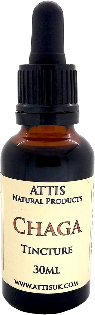 ATTIS Chaga handgemaakte tinctuur 30ml Alle natuurlijke ingrediënten
