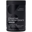 Sportonderzoek Creatine Monohydraat - Gain Lean Muscle, Verbeter prestaties en kracht en ondersteuning Workout Recovery* - 5 g Micronized Creatine - 17,64 oz