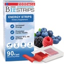 Essentiële Bron 2.000 mcg Methylcobalamine Vitamine B12 Sublinguale Energie Strips Biotin, B6, 5-MTHF L-Methyl-Entmateriaal Sublinguale B12 Vitaminen, Folate, Energie, Hersengezondheid, Zenuwfunctie - 90 Strips