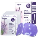 Steam Eye Mask, 10 Packs Heated Eye Mask, Self Heating Disposable SPA Warm Compress for Eyes Sleep Mask, Soothing Moist Heat Eye Masks, Travel Essentials & Relaxation Gifts (Lavender Scent)