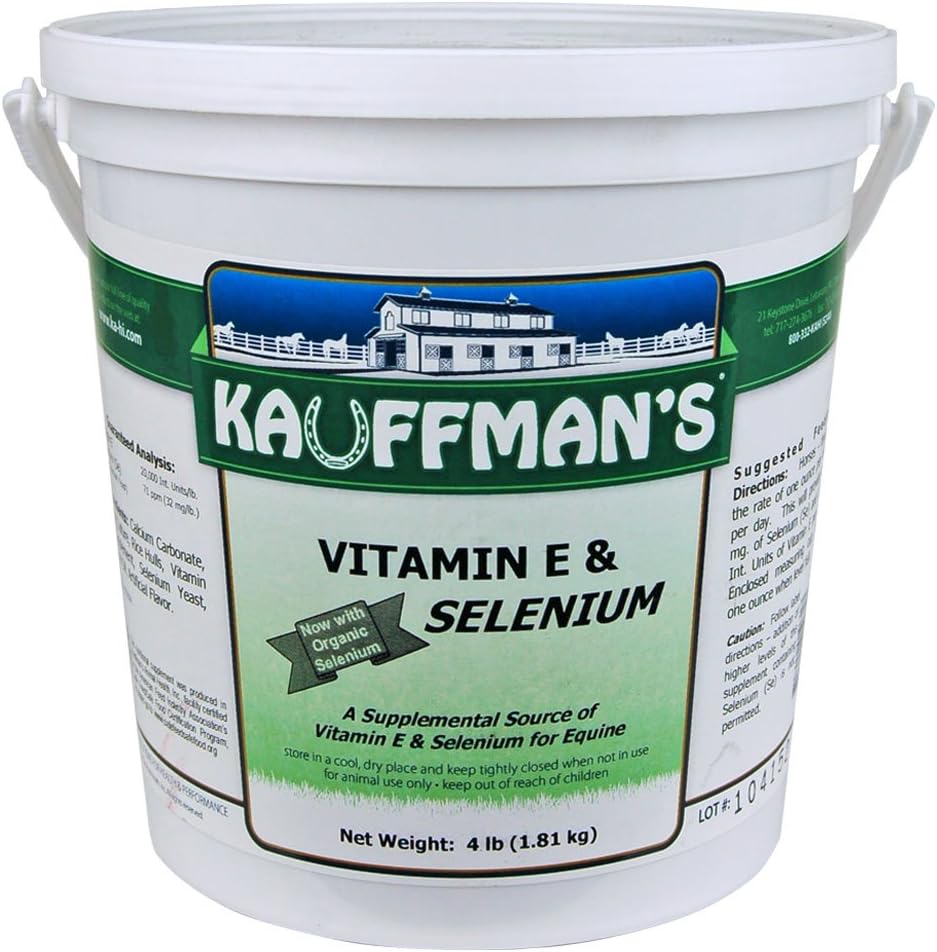 Kauffman's Animal Products Vitamine E & Selenium Powder 4 lb