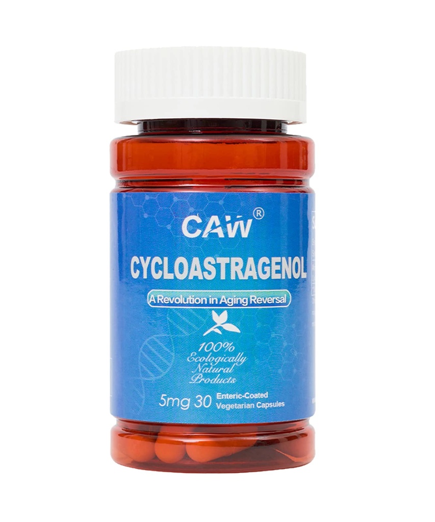 CAW Hypersorptie Cycloastragenol 98% 5mg 30 Capsules 