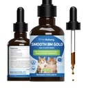 Pet Wellbeing Smooth BM Gold for Cats - Zachte constipatie Relief for Felines - Natural Herbal Supplement 2 oz (59 ml)