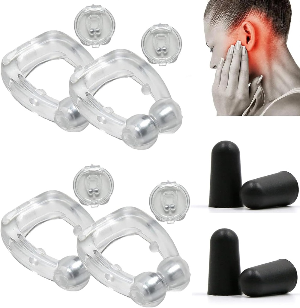 Acupeace Tinnitus Relief Device, Acupeace Anti Tinnitus Relief Ear Clip, Apparaat voor het stoppen van oorringen, Tinnitus Relief voor Ringing Ooren-2paren