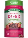 De waarheid van de natuur vitamine D3 en B12 Gummy's voor volwassenen 