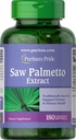 Puritan's Pride Saw Palmetto Extract, ondersteunt urinefunctie en bevordert prostaat heide, 180 Tellen