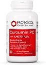 PROTOCOL VOOR LIFE BALANS Curcumine PC - met Fosfatidylcholine voor Absorptie - Gezamenlijke mobiliteit, flexibiliteit en immuunondersteuning - Kurkumasupplement - Niet-GMO & Halal - 60 Veg Capsules