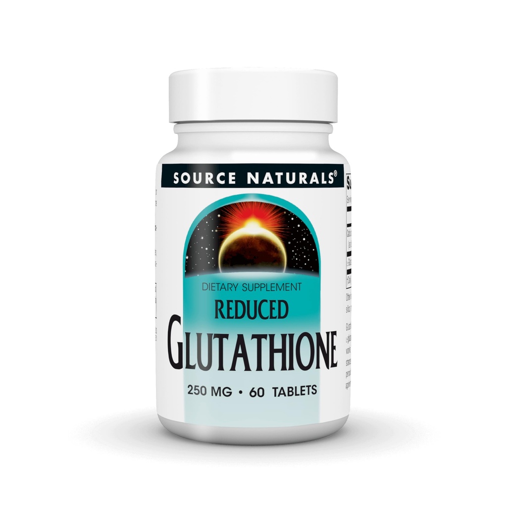 Bron Natuurlijken Verminderde Glutathion, Antioxidant Supplement voor leverondersteuning, 250mg - 60 tabletten