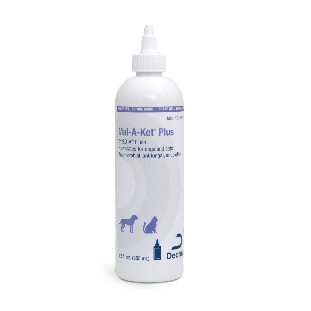 Mal-A-Ket Plus TrizEDTA Flush voor honden en katten, 12 oz