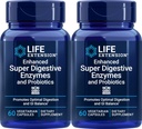 Life Extension Enhanced Super Digestive Enzymes and Probiotics, 60 Vegetarische Capsules (pack van 2)
