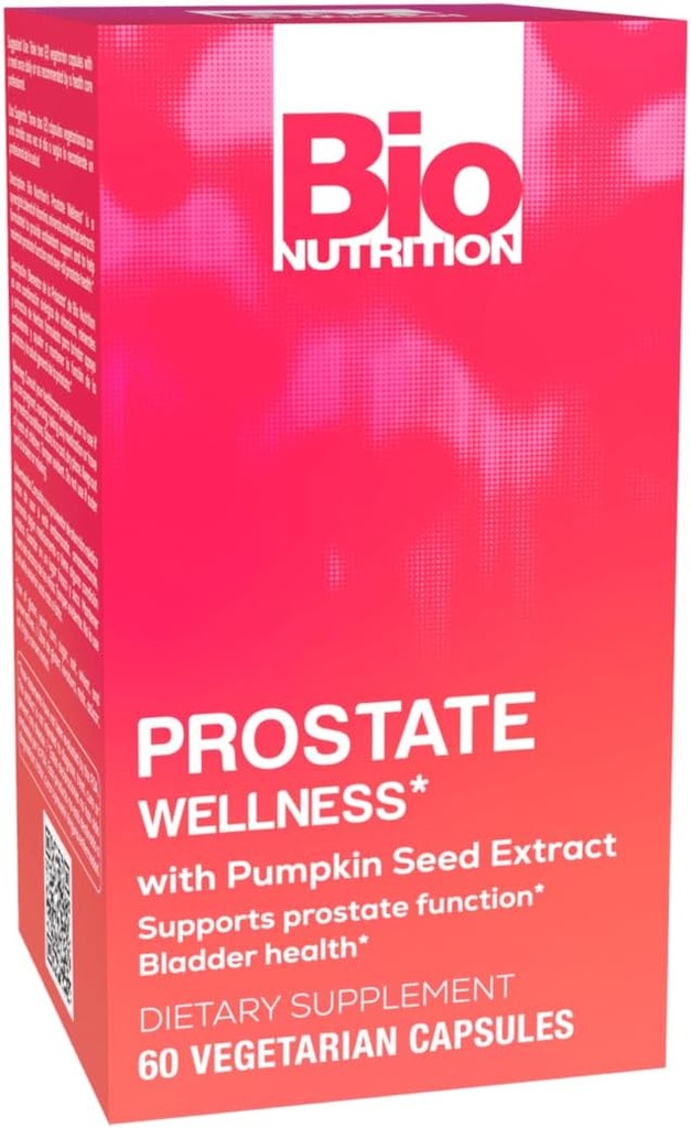 Bio Nutrition Prostate Wellness Support Supplement 60 Vegetarische Capsules 