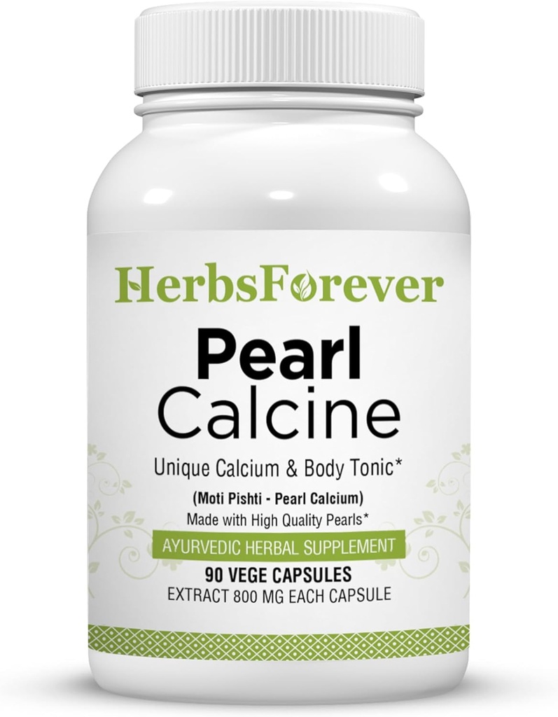 Herbsforever Pearl Calcine Capsules Bone Supplement bevordert gezonde botten en sterke tanden 90 capsules