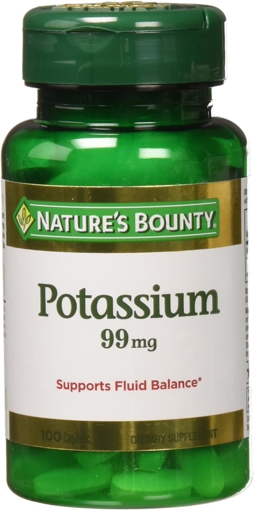 Nature's Bounty Kalium Gluconaat 300 Caplets (3 X 100 Telflessen)