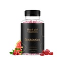 Black Girl Vitamines - Probiotische Gummies voor de spijsvertering van de gezondheid en de immuunondersteuning, Glutenvrije vitamines, (Raspberry-Watermeloen), 60ct