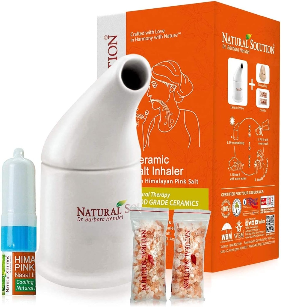 Natuurlijke oplossing NS5061 Zoutinhalator, Roze