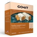 GO4IT Health Meal Replacement Bar, High Protein Nutrition Bar, High Fiber, LOW Calories, KETO vriendelijk, Onderweg, Weight Loss Food Bar, 7/Box - (Vanilla Caramel Crunch)