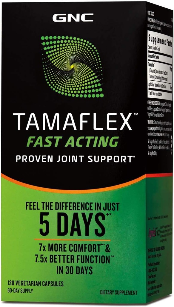 GNC TamaFlex Fast Acting, Gezamenlijke Ondersteuning, 120 Vegetarische Capsules
