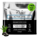 Orlo DHA Supplement 1000mg - 3X Absorption Natural Icelandic Nordic Omega 3 DHA & EPA for Brain & Eye Support – Vegan Fish Oil Alternative, No Fishy Aftertaste, 60 Easy-to-Swallow Mini Softgels