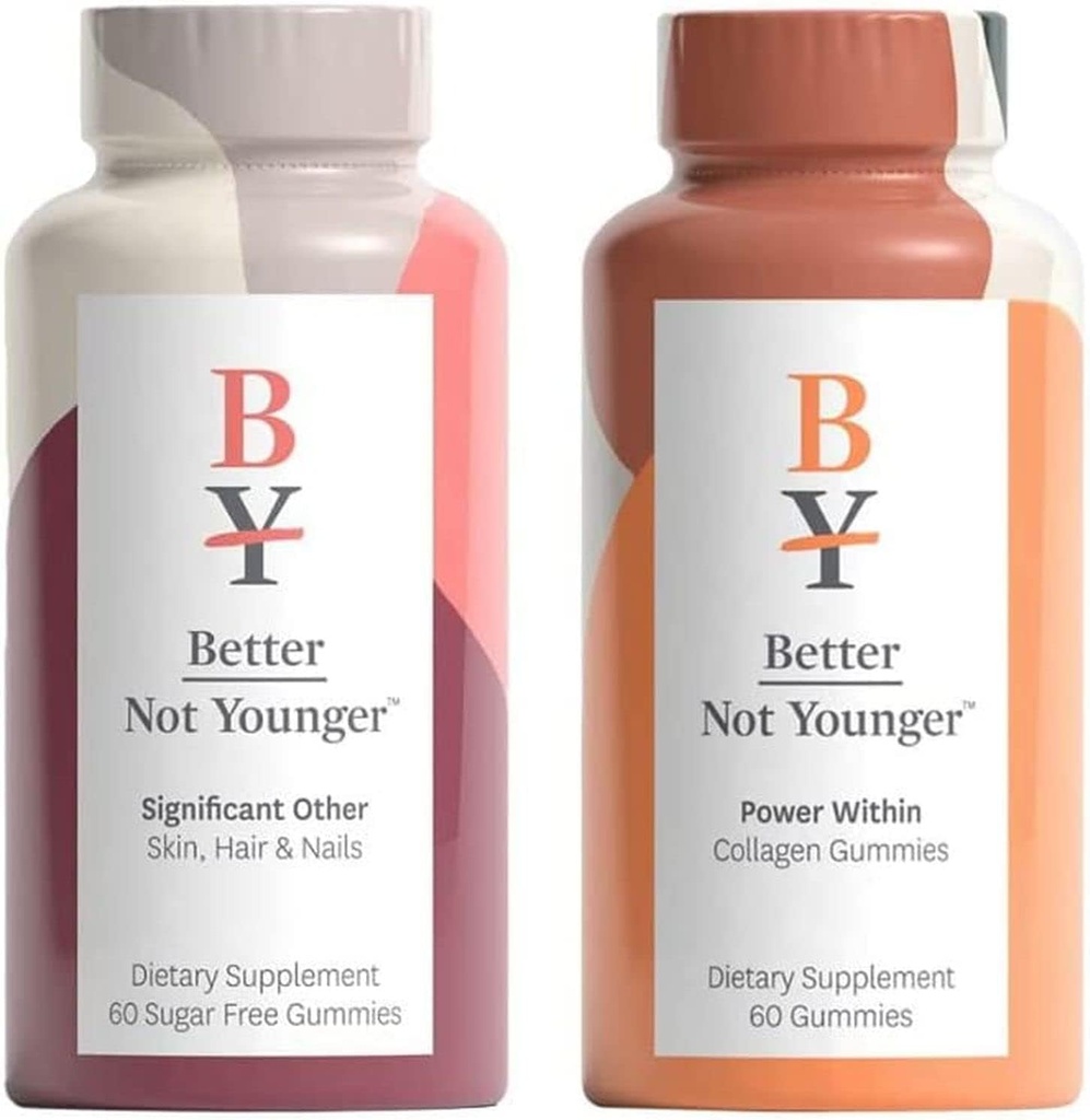 Beter niet Jongere kracht binnen huid en scalp collages Dieetsupplement en significante andere haren, huid, & nagels dieetsupplement bundel, Glutenvrije kauwgom